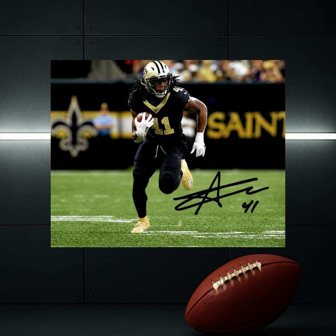 Alvin Kamara New Orleans Saints Signed Photo Print Autograph Wall Art