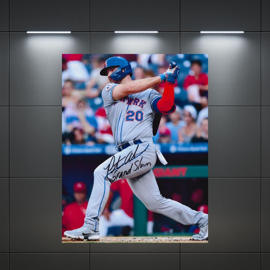 Pete Alonso New York Mets Signed Photo Print Autograph Wall Art