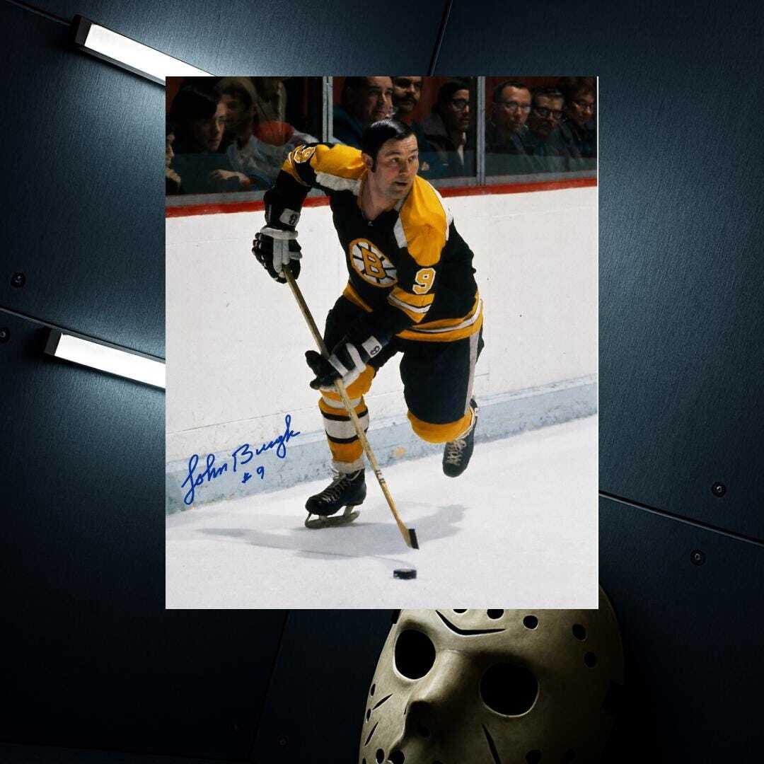 Johnny Bucyk Boston Bruins Signed Photo Reprint – 8x10 Art Print