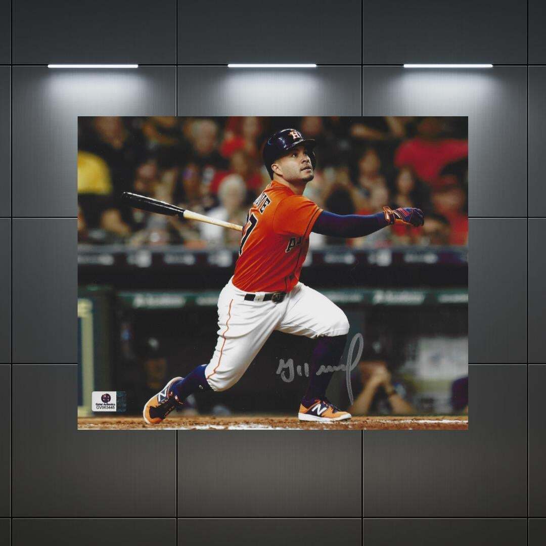 Jose Altuve Houston Astros Signed Photo Print Autograph Wall Art