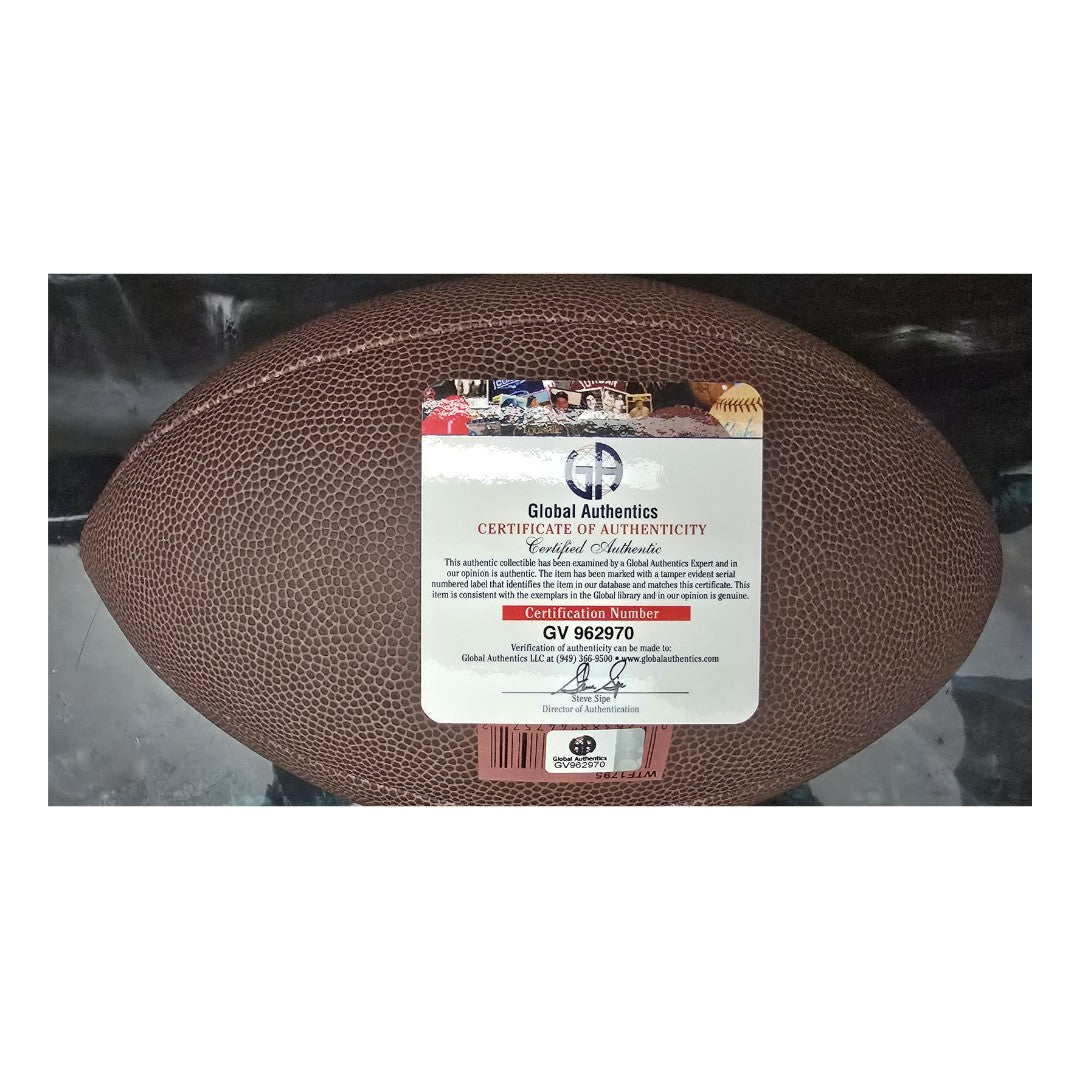 J.J. Watt Houston Texans Autographed Wilson Football coa