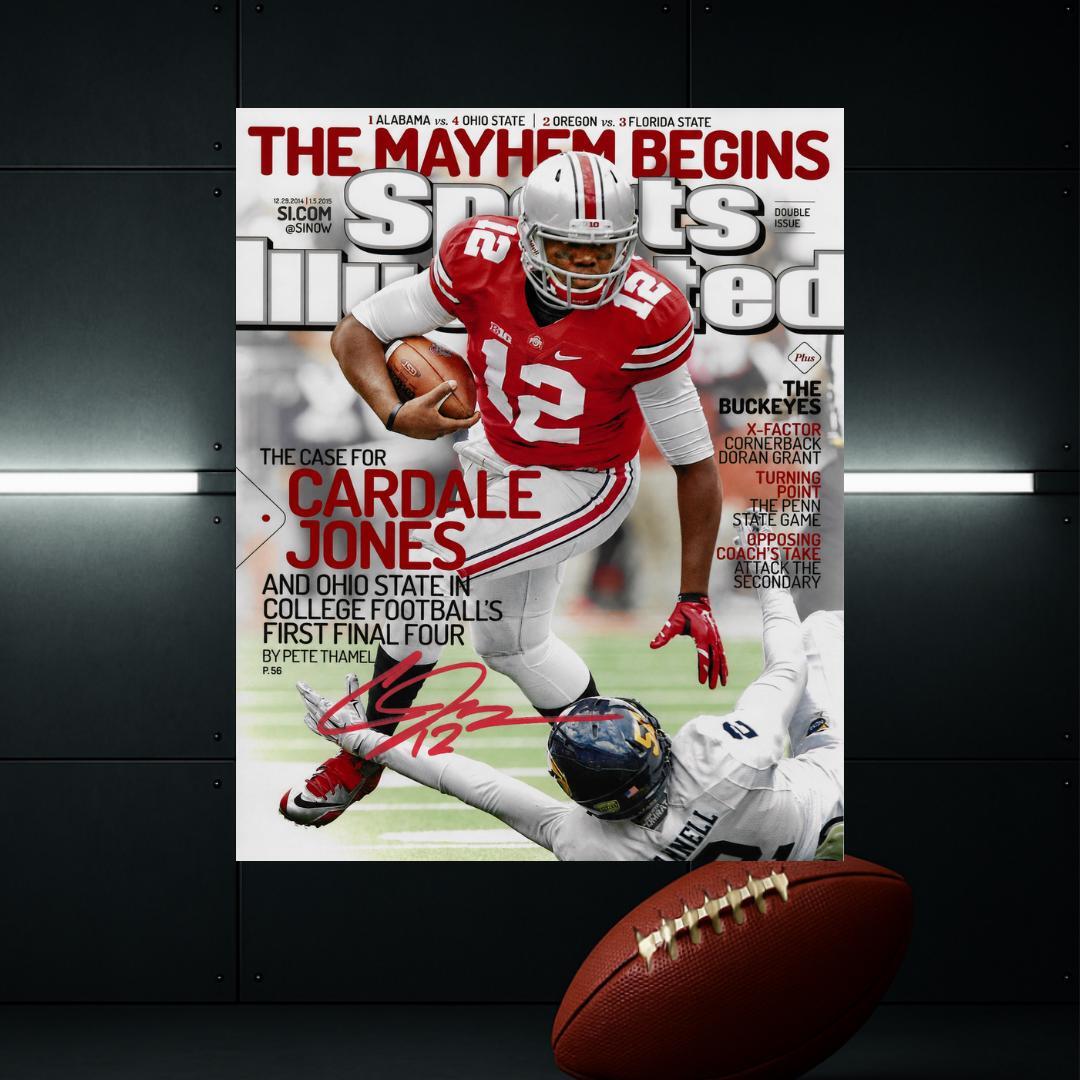 Cardale Jones Ohio State Buckeyes Signed Photo Print Autograph Wall Art