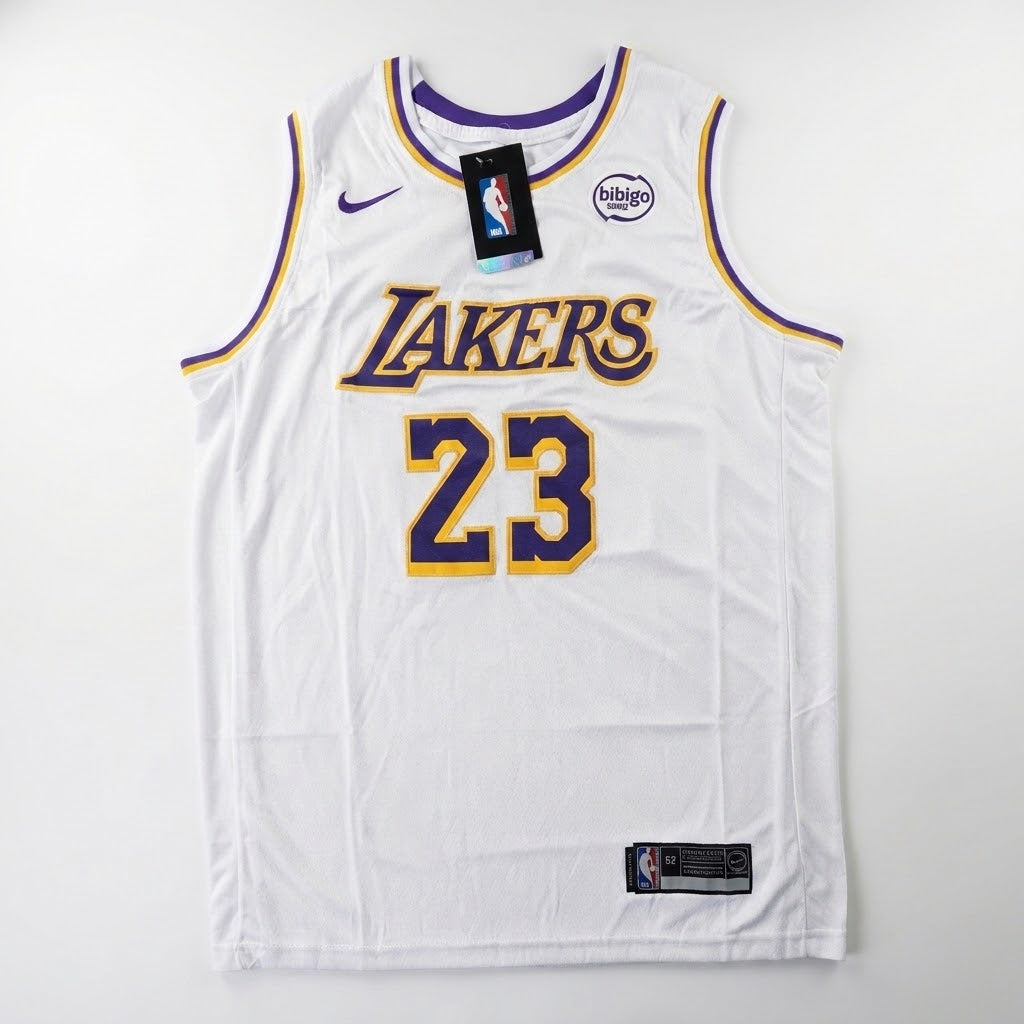 LeBron James Los Angeles Lakers #23 Autographed Basketball Jersey – Total Sports #3203806