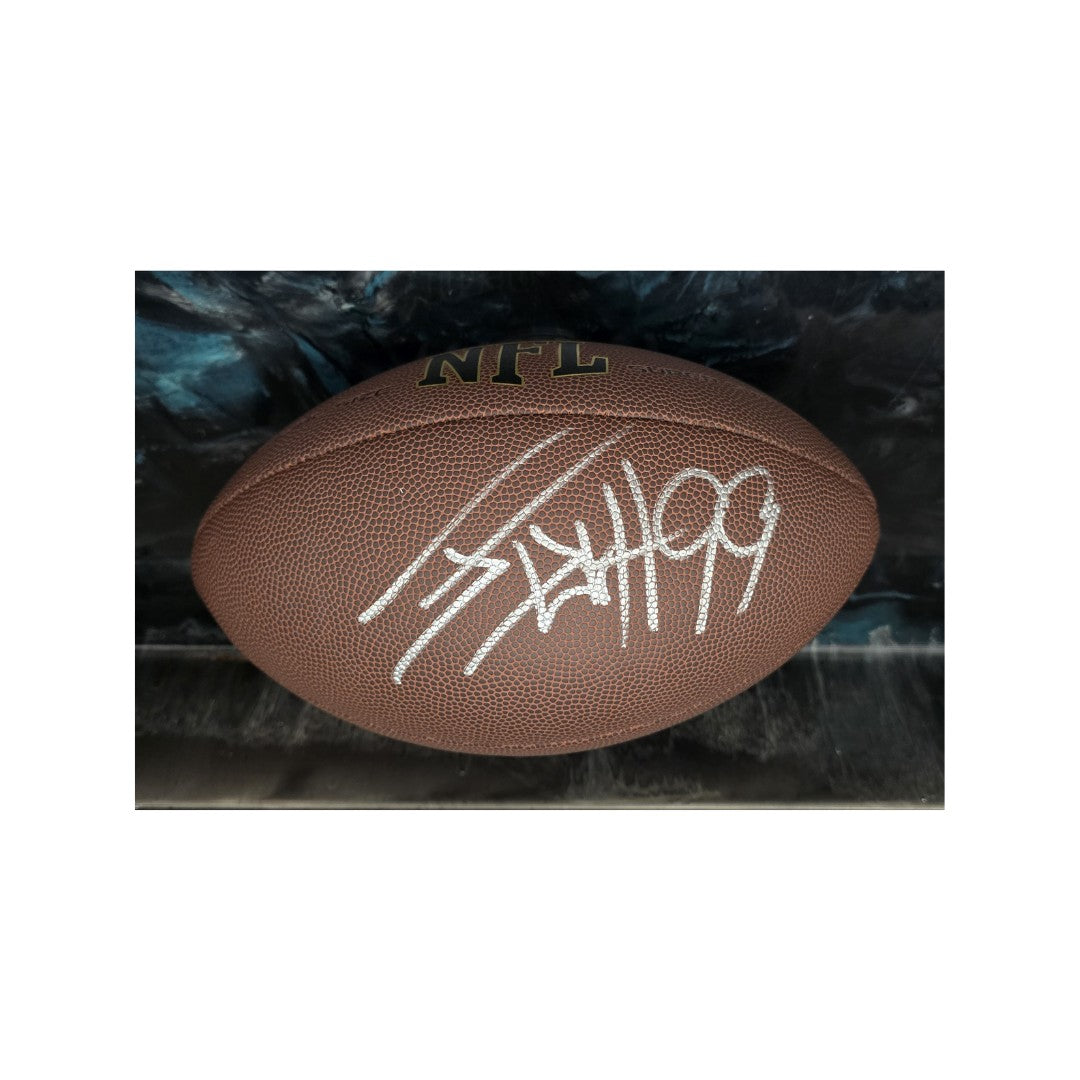 J.J. Watt Houston Texans Autographed Wilson Football coa
