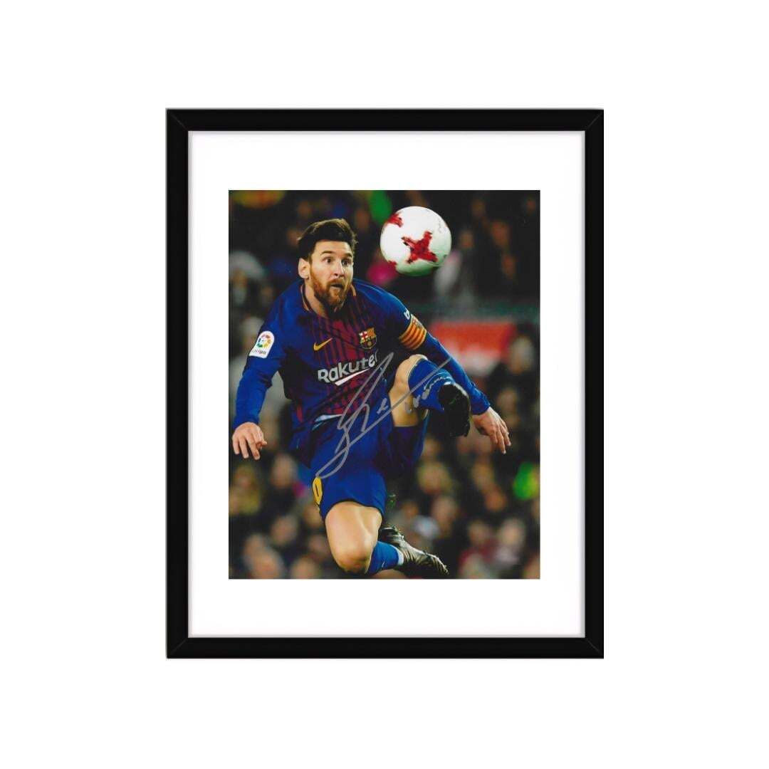 Lionel Messi Signed Photo Print Autograph Wall Art
