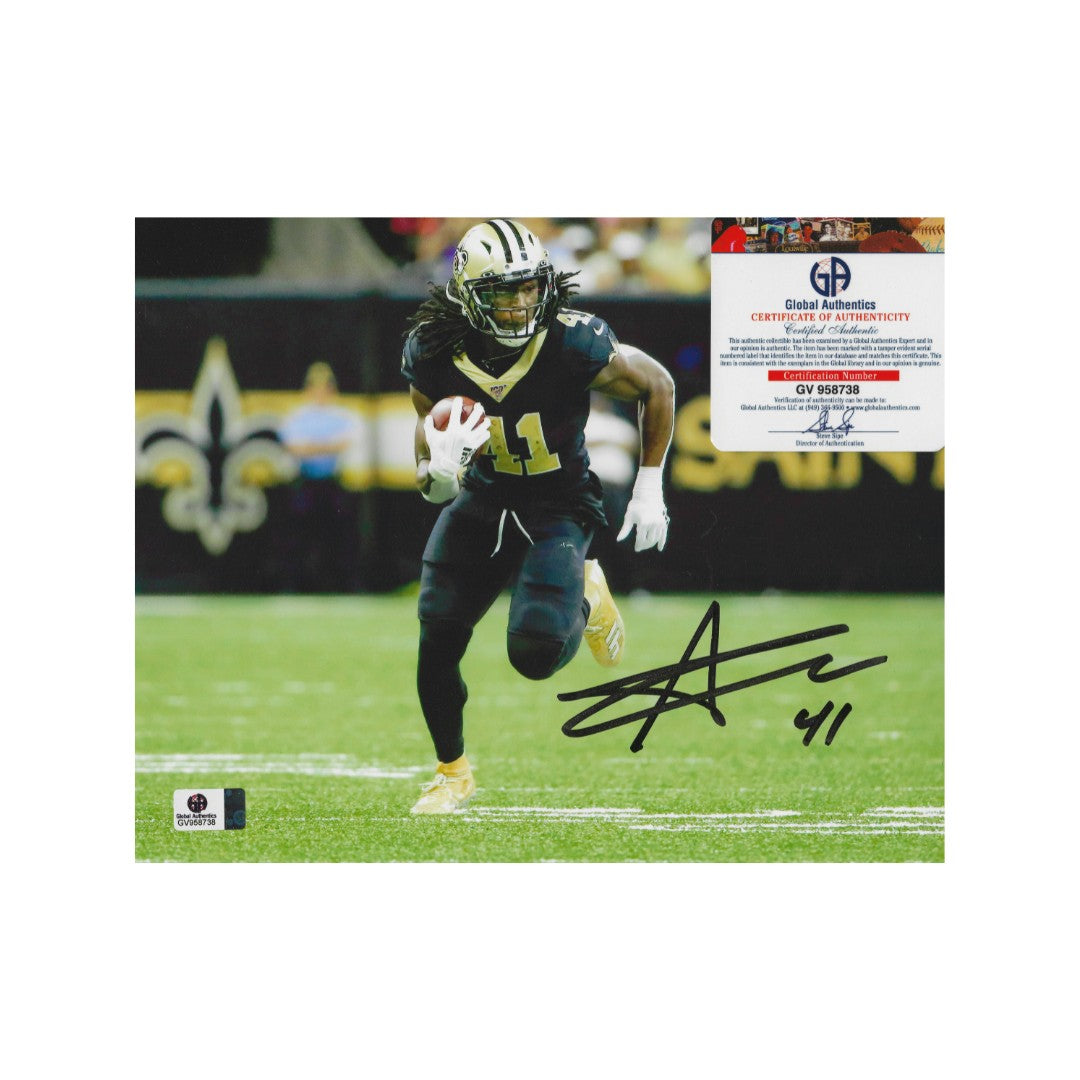 Alvin Kamara New Orleans Saints Autographed 8x10 Photo coa W/Frame - Fan Freaks