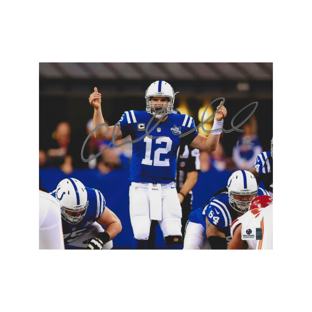 Andrew Luck Indianapolis Colts Autographed 8x10 Photo coa W/Frame - Fan Freaks