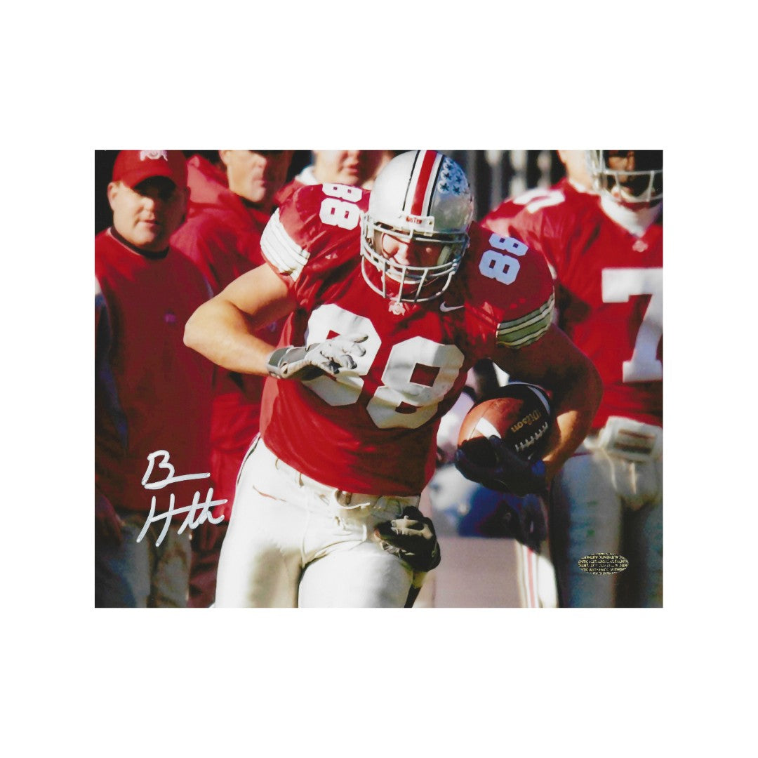BEN HARTSOCK AUTOGRAPHED 8X10 PHOTO OHIO STATE WITH COA