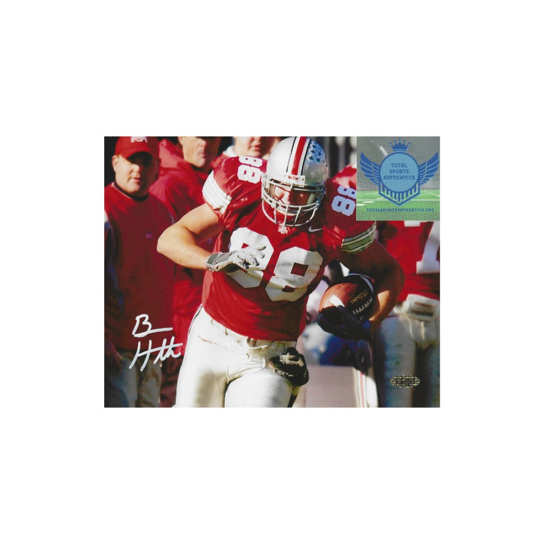 BEN HARTSOCK AUTOGRAPHED 8X10 PHOTO OHIO STATE WITH COA W/Frame - Fan Freaks