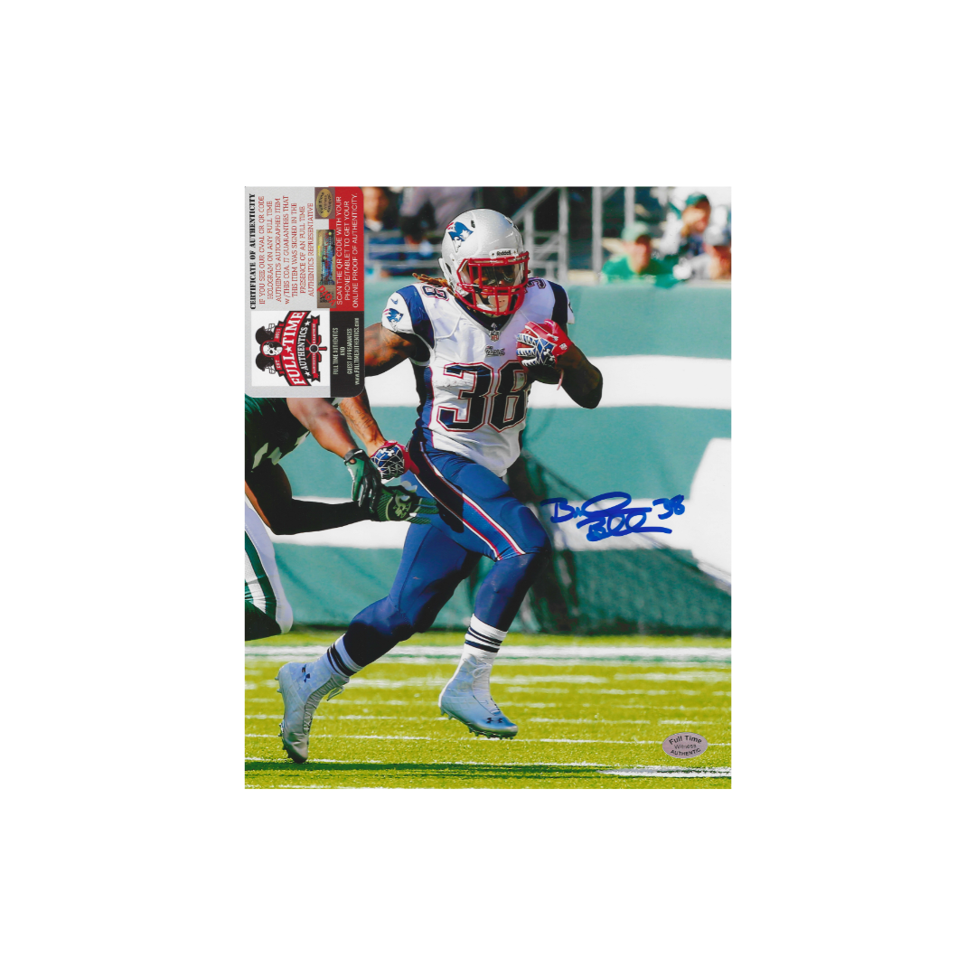 Brandon Bolden New England Patriots Autographed 8x10 Photo With COA - Fan Freaks