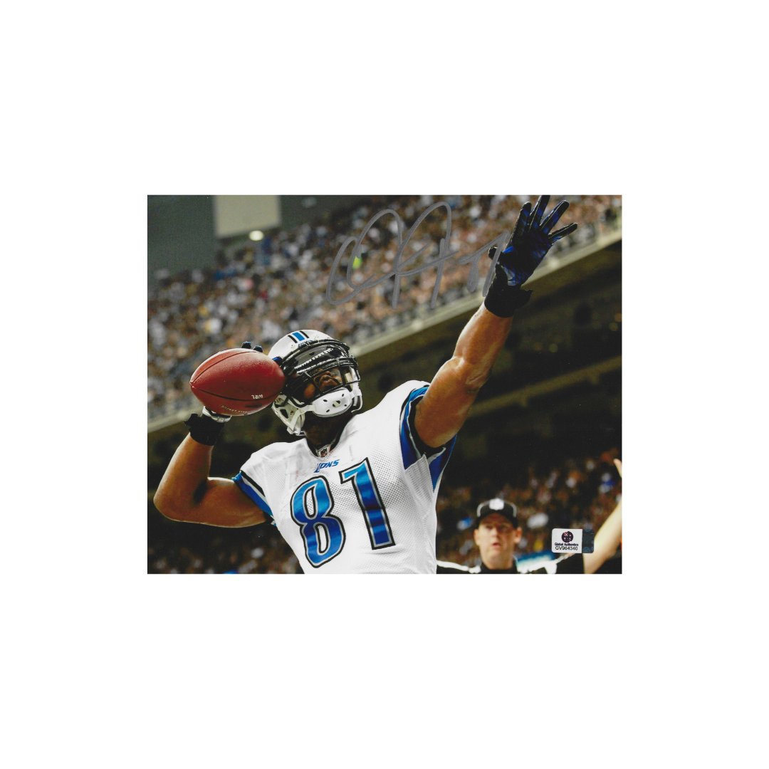 Calvin Johnson Detroit Lions Autographed 8x10 Photo With COA - Fan Freaks