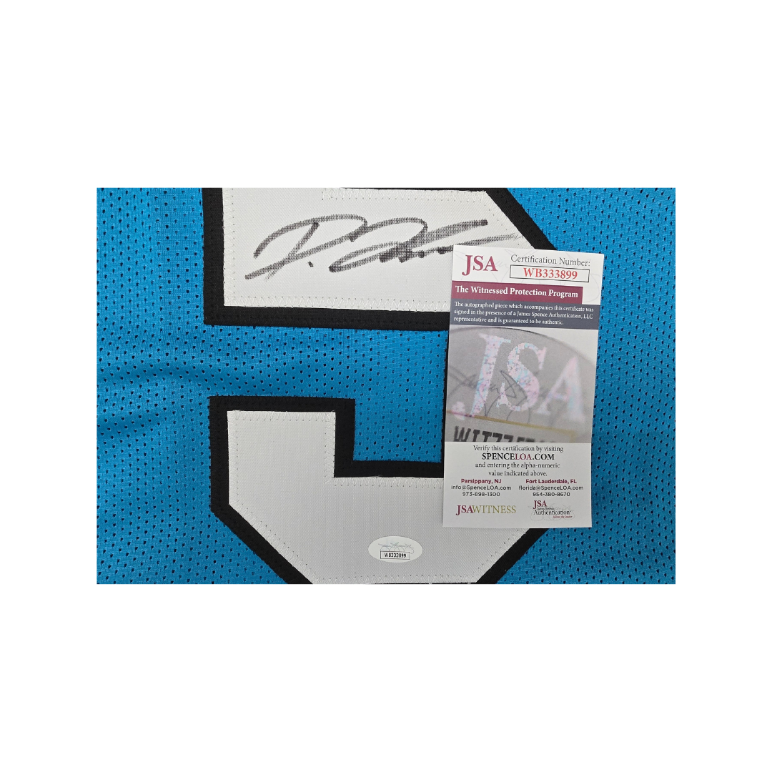 Diontae Johnson Carolina Panthers Autographed Custom Football Jersey coa - Fan Freaks