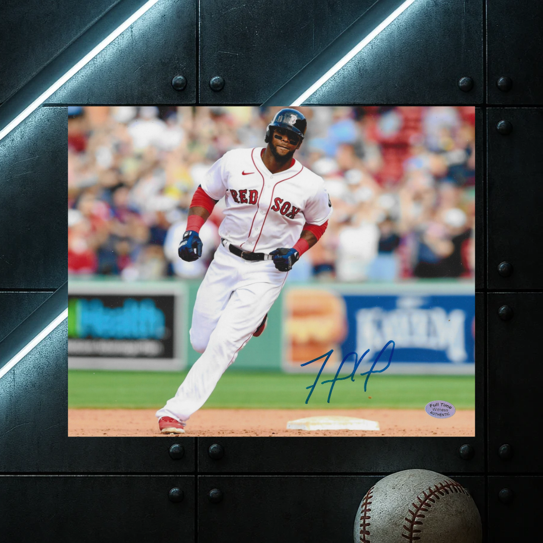 Franchy Cordero autographed framed baseball photo, additional view of the collectible