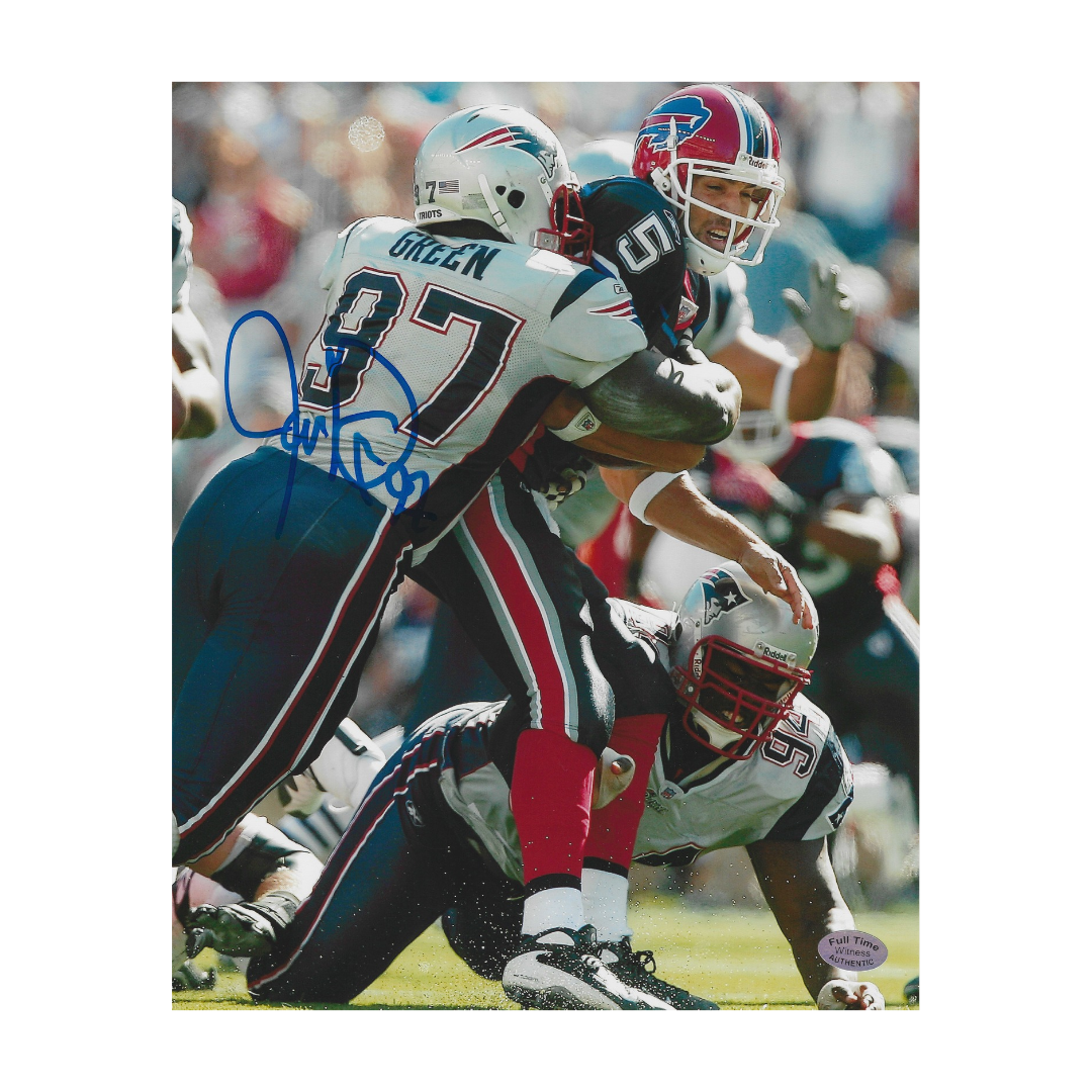 Jarvis Green signed framed 8x10 New England Patriots photo, additional listing image
