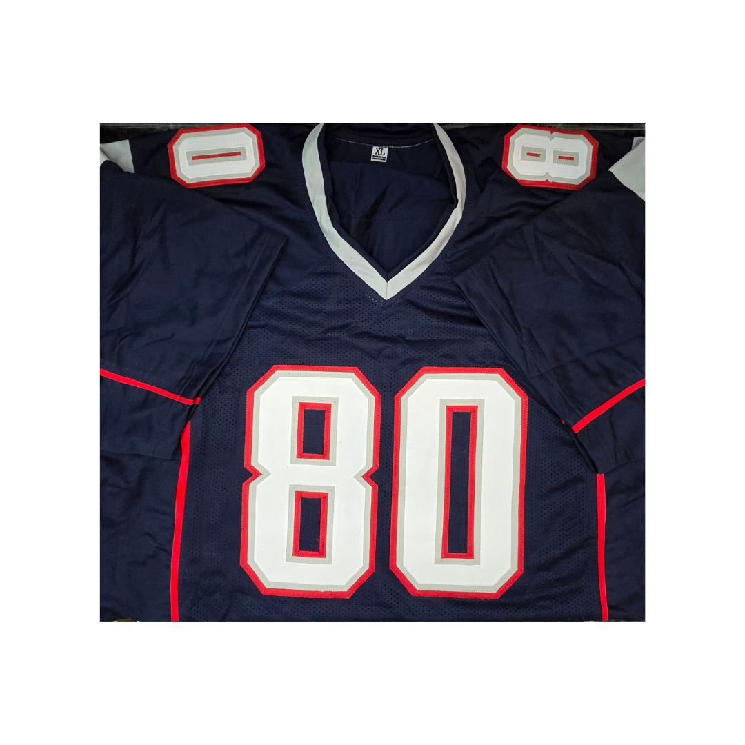 Danny Amendola New England Patriots Autographed & Inscribed Custom Football Jersey With COA - Fan Freaks