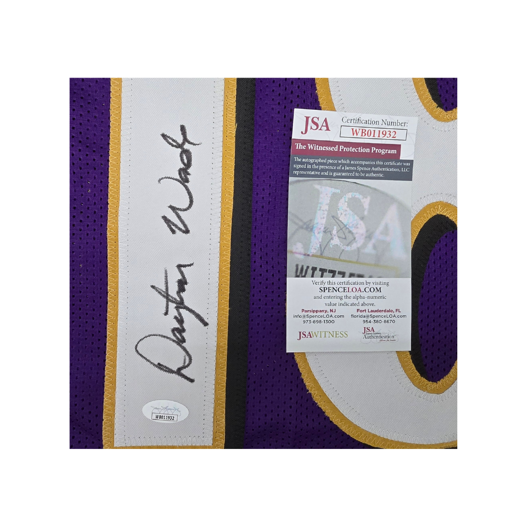 Dayton Wade Baltimore Ravens Autographed Custom Football Jersey With COA - Fan Freaks