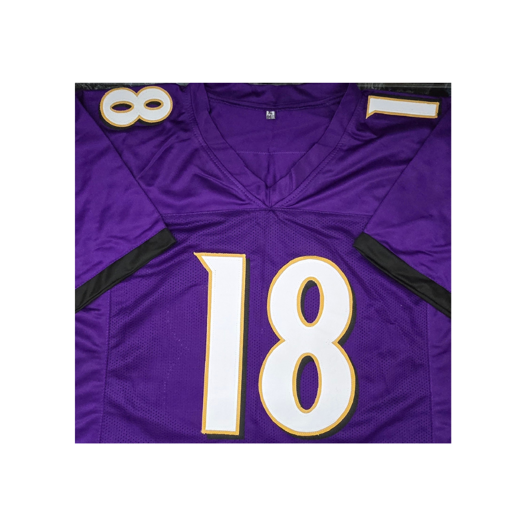 Dayton Wade Baltimore Ravens Autographed Custom Football Jersey With COA - Fan Freaks