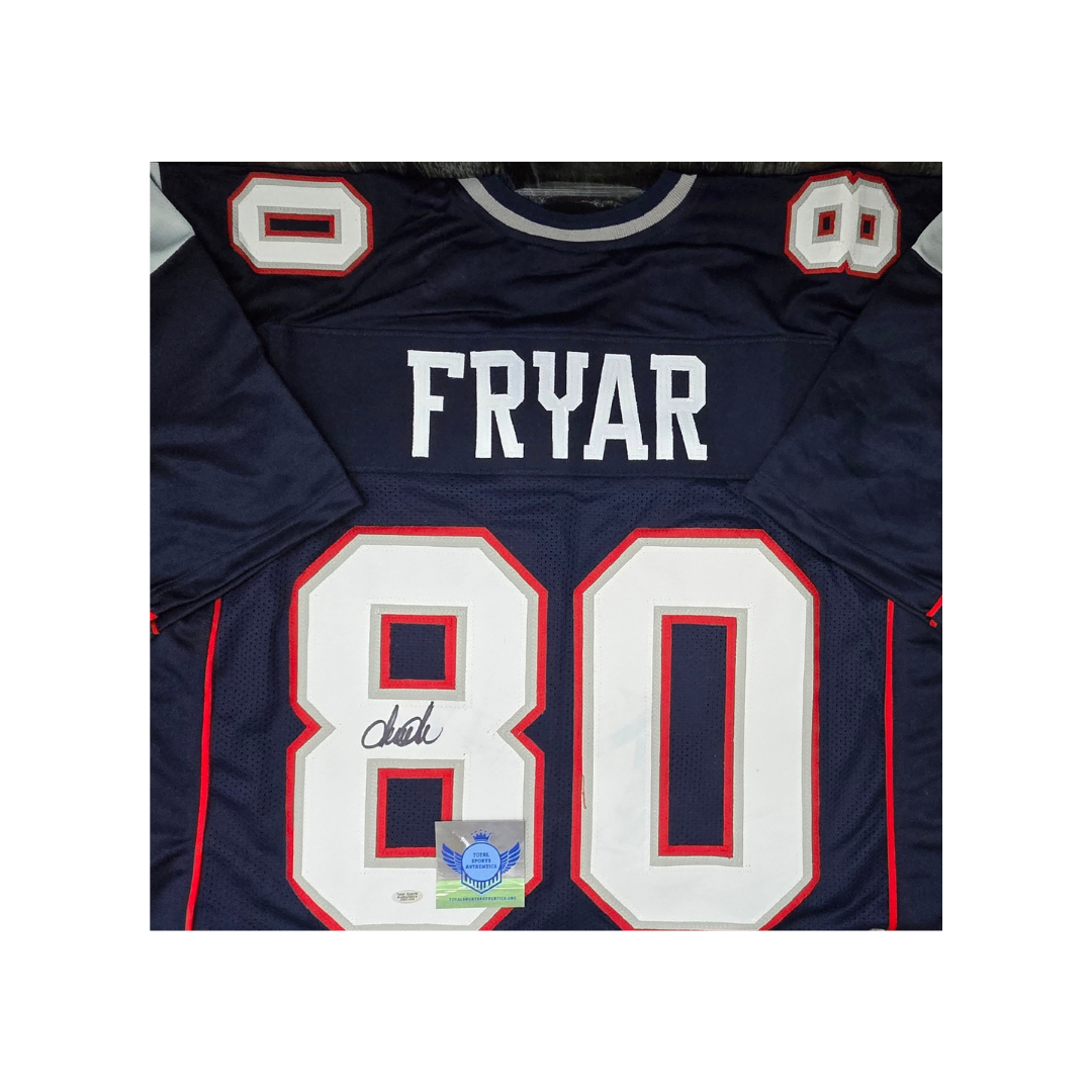 NEW ENGLAND PATRIOTS IRVING FRYAR SIGNED JERSEY WITH COA - Fan Freaks
