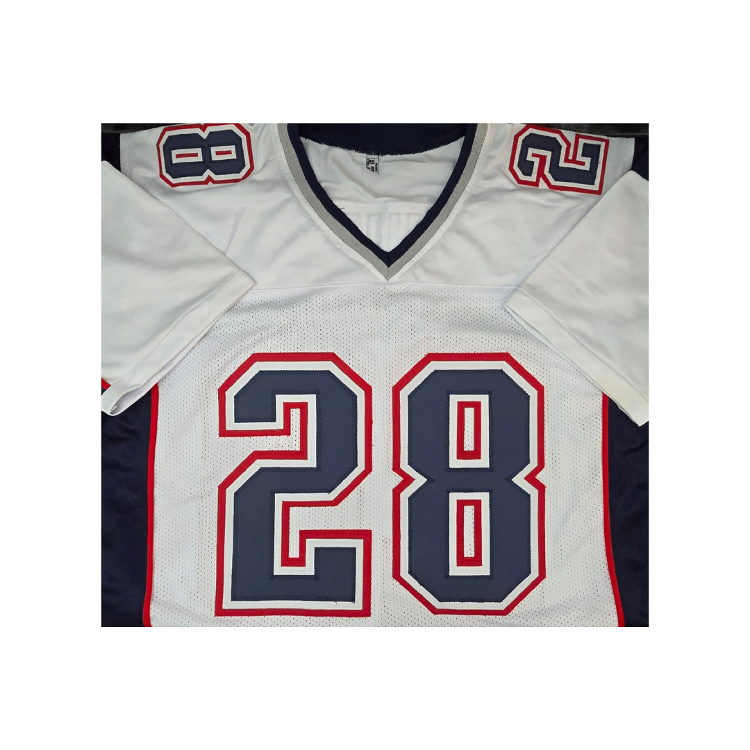 James White New England Patriots Autographed Custom Football Jersey With COA - Fan Freaks