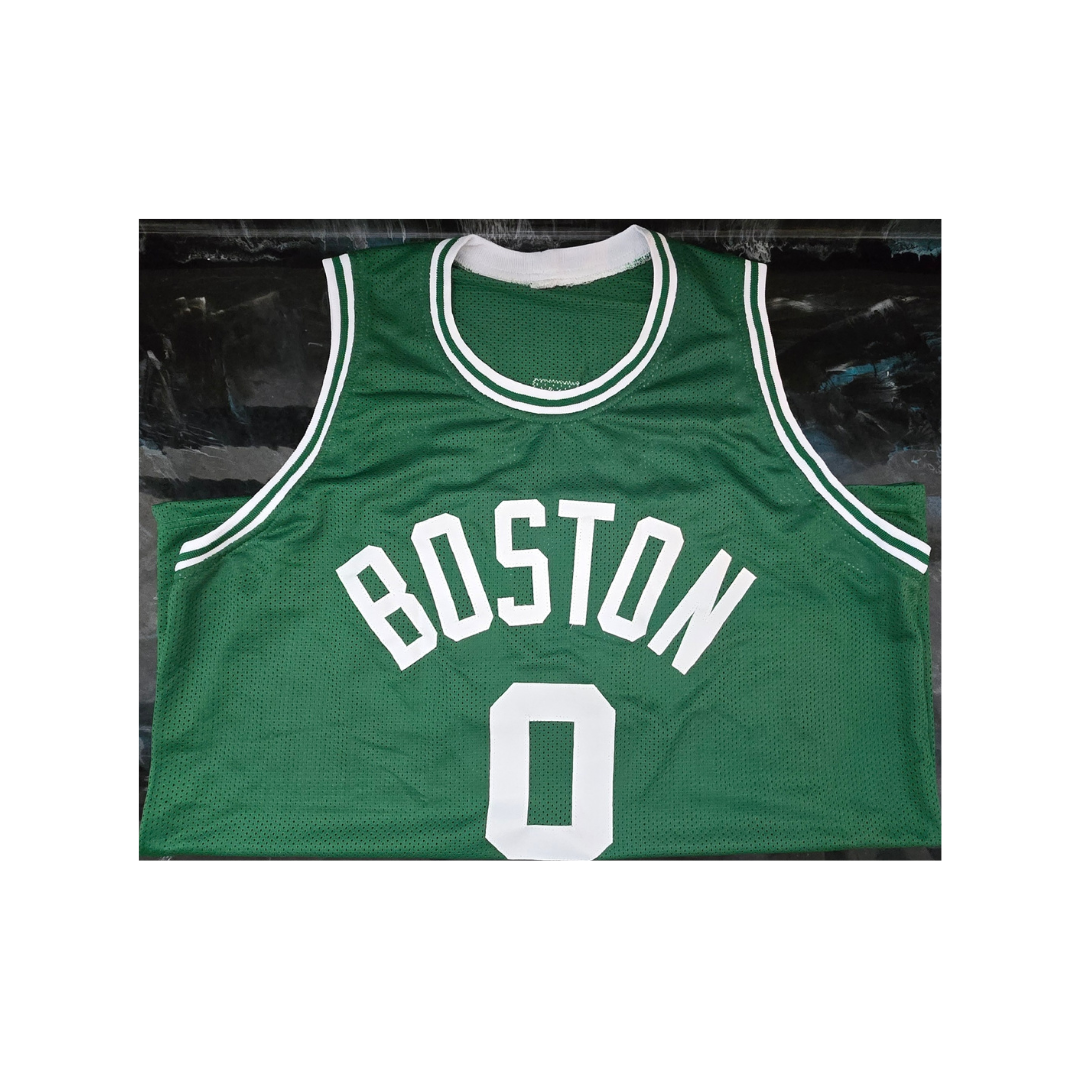 Jason Tatum Boston Celtics Autographed Custom Basketball Jersey coa - Fan Freaks