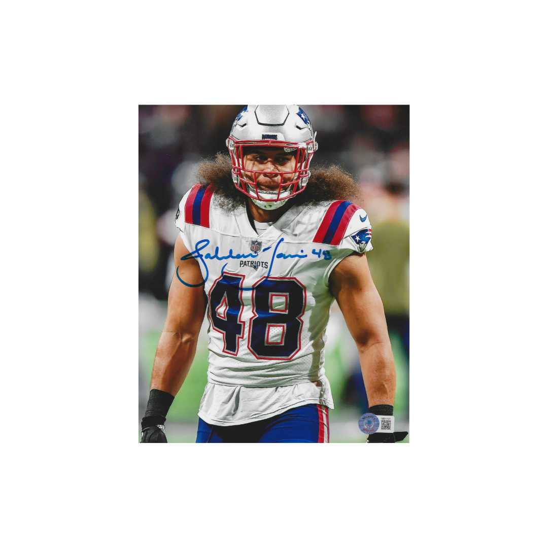 Jehlani Tavai New England Patriots Autographed 8x10 Photo Hologram - Fan Freaks