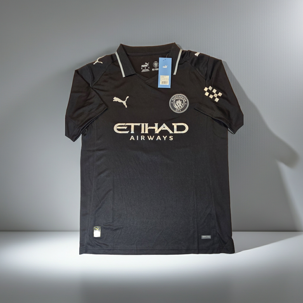 Erling Haaland signed Manchester City 2025-26 Puma away jersey, alternate view