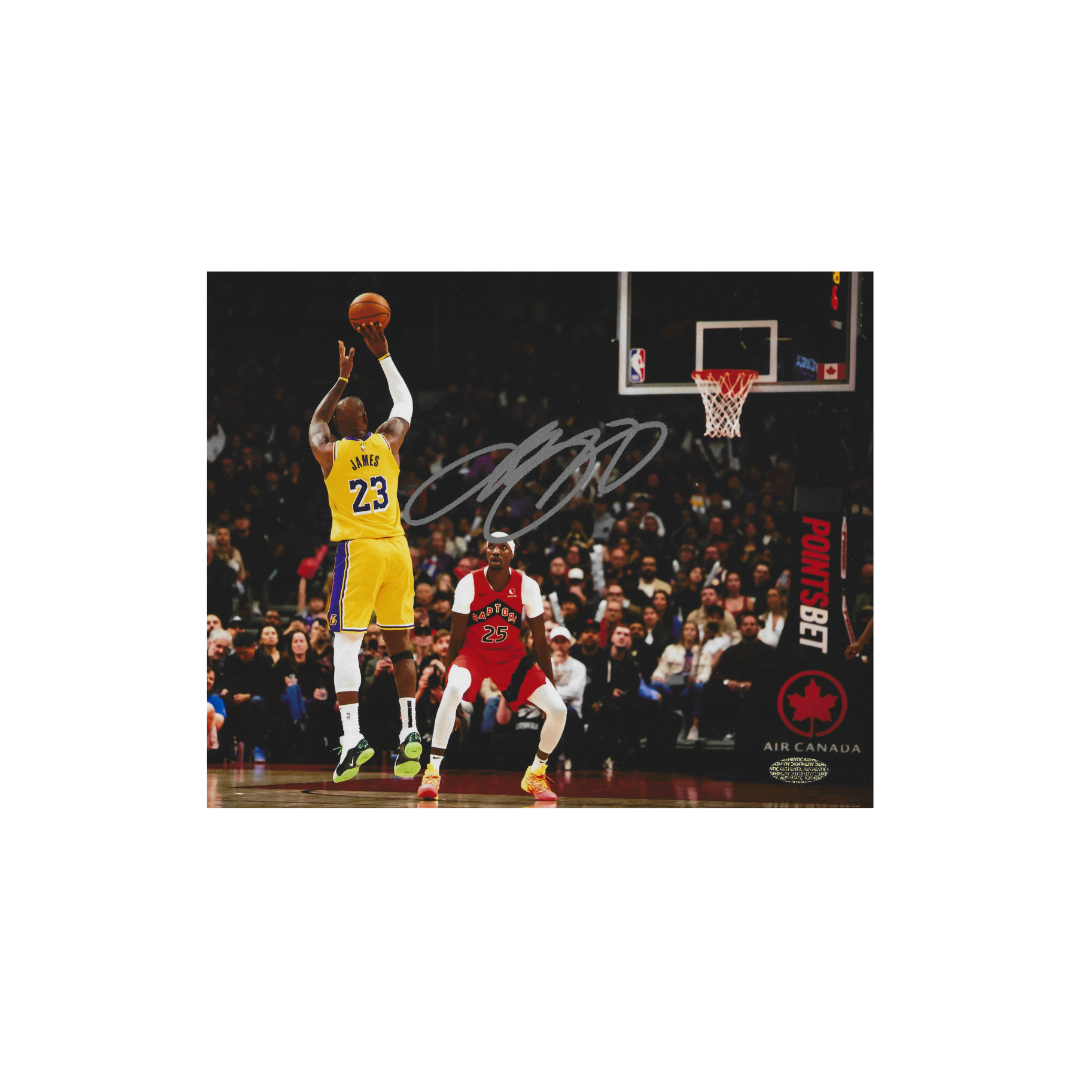 Lebron James LA Lakers Autographed 8x10 photo with COA - Fan Freaks