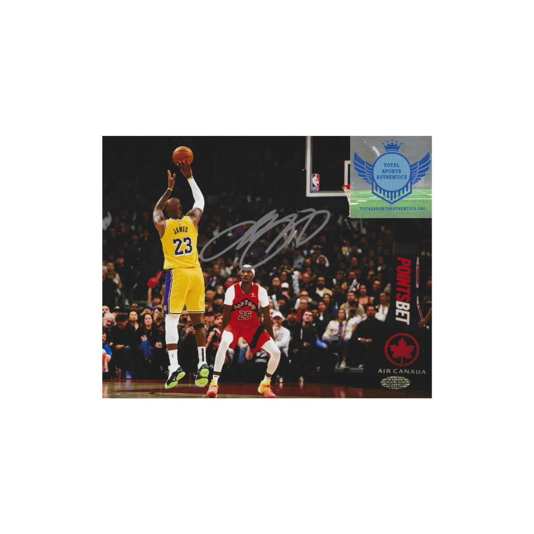 Lebron James LA Lakers Autographed 8x10 photo with COA - Fan Freaks