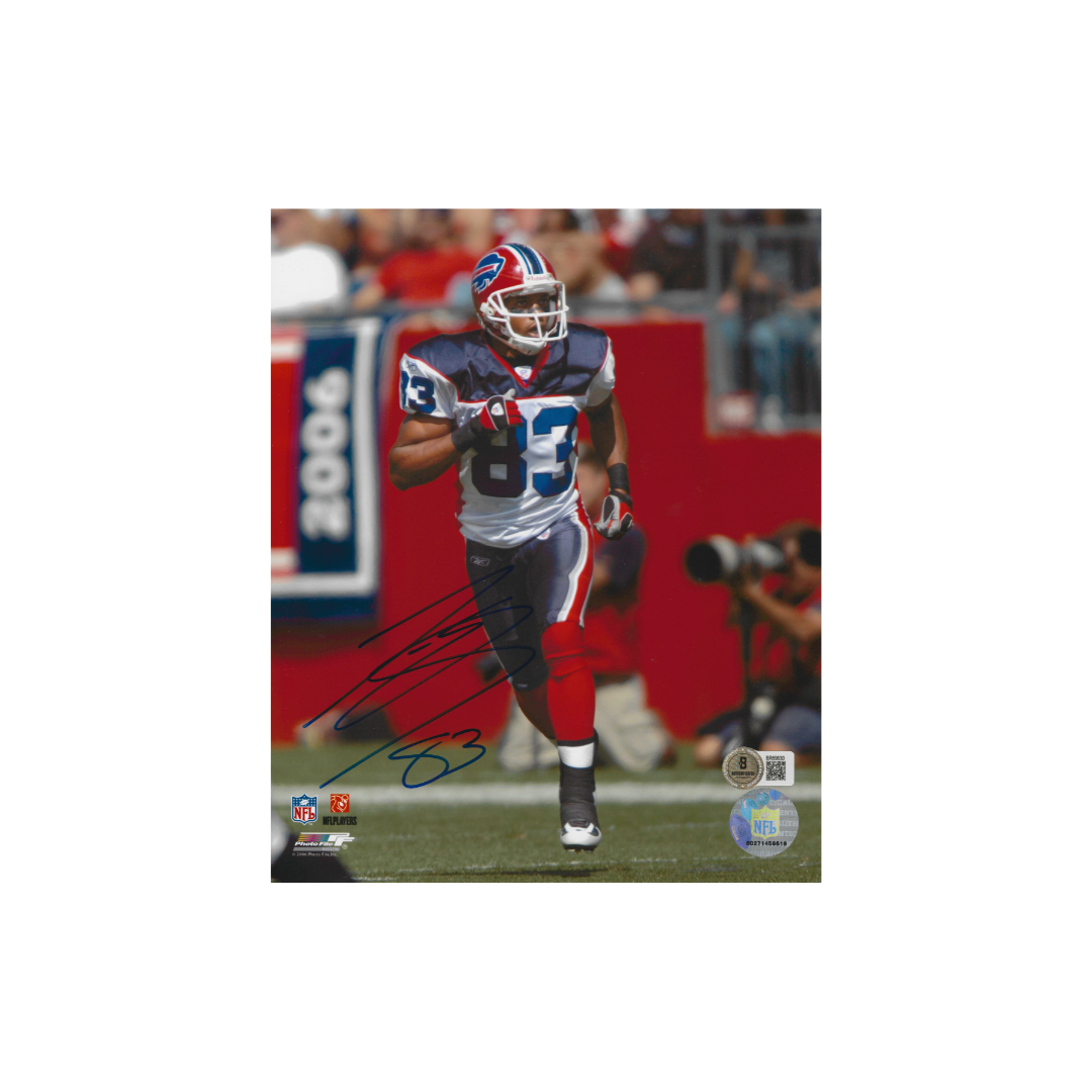 Lee Evans Buffalo Bills Autographed 8x10 Photo Hologram W/Frame - Fan Freaks