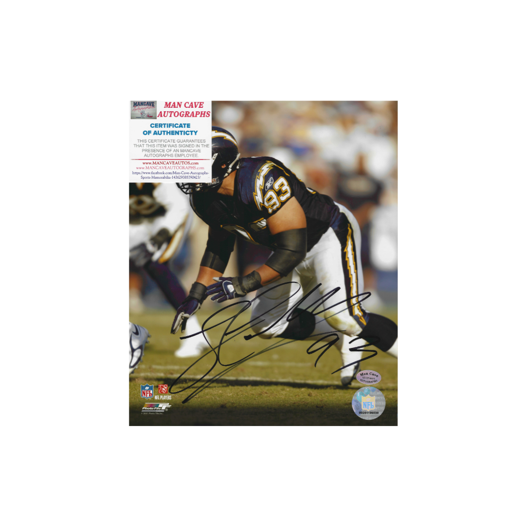 Luis Castillo San Diego Chargers Autographed 8x10 Photo With COA - Fan Freaks