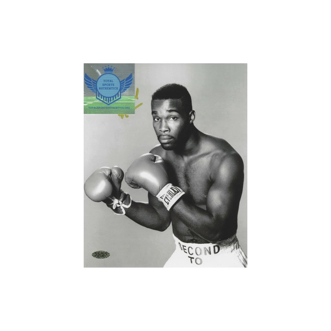 MICHAEL NUNN AUTOGRAPHED 8X10 PHOTO BOXING WITH COA
