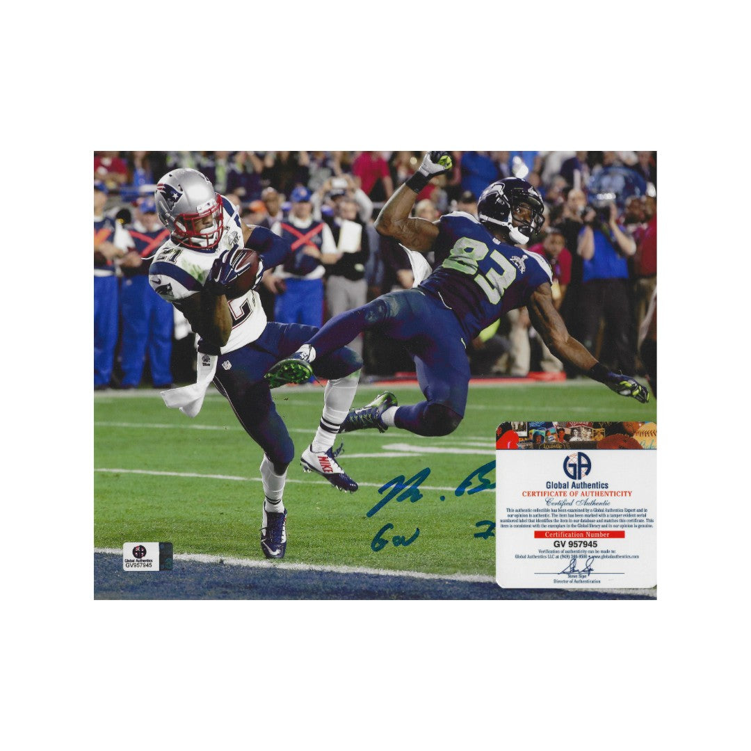 Malcolm Butler New England Patriots Autographed & Insc 8x10 Photo coa