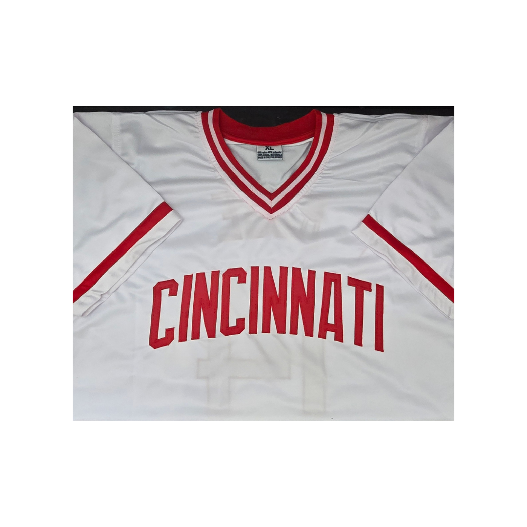 Pete Rose Autographed Cincinnati Reds Baseball Jersey JSA COA - Fan Freaks
