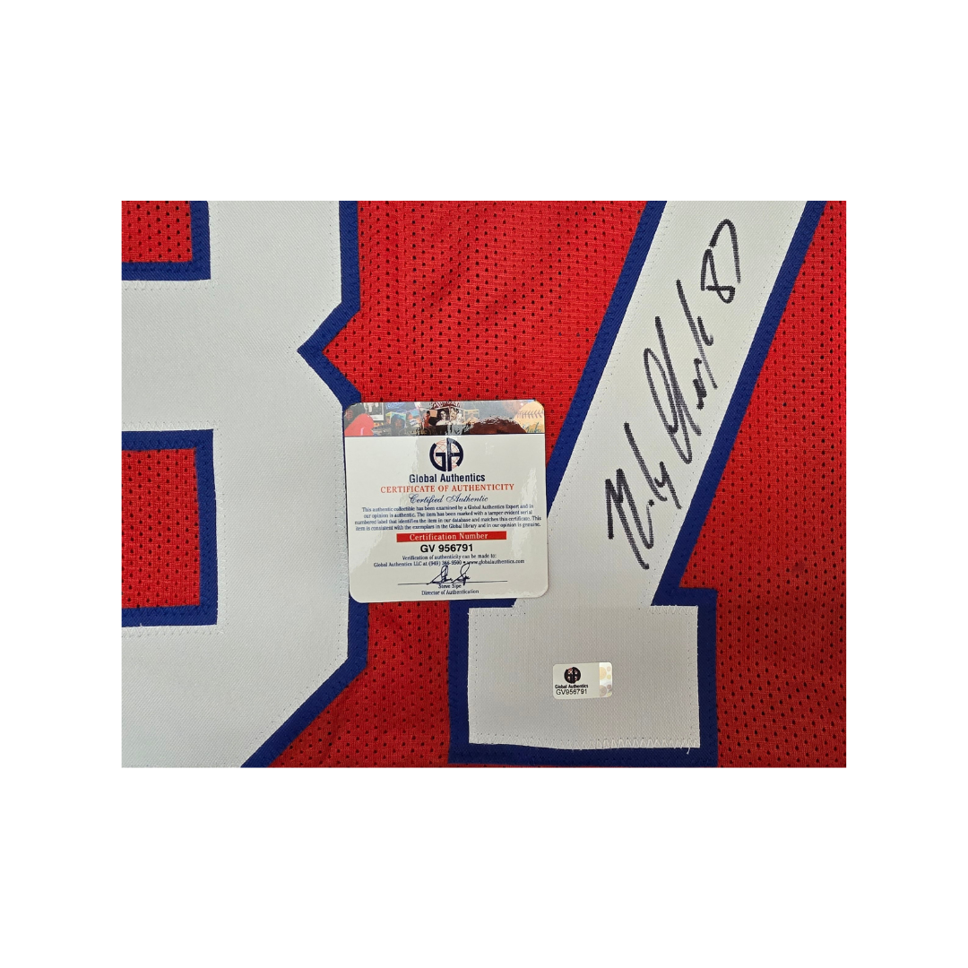 Rob Gronkowski New England Patriots Autographed Custom Football Jersey With COA - Fan Freaks