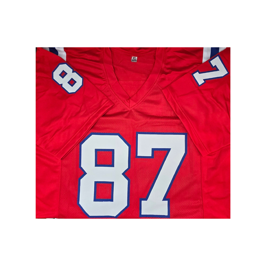 Rob Gronkowski New England Patriots Autographed Custom Football Jersey With COA - Fan Freaks
