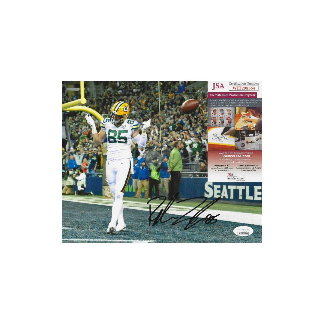 Robert Tonyan Green Bay Packers Autographed 8x10 Photo coa W/Frame - Fan Freaks