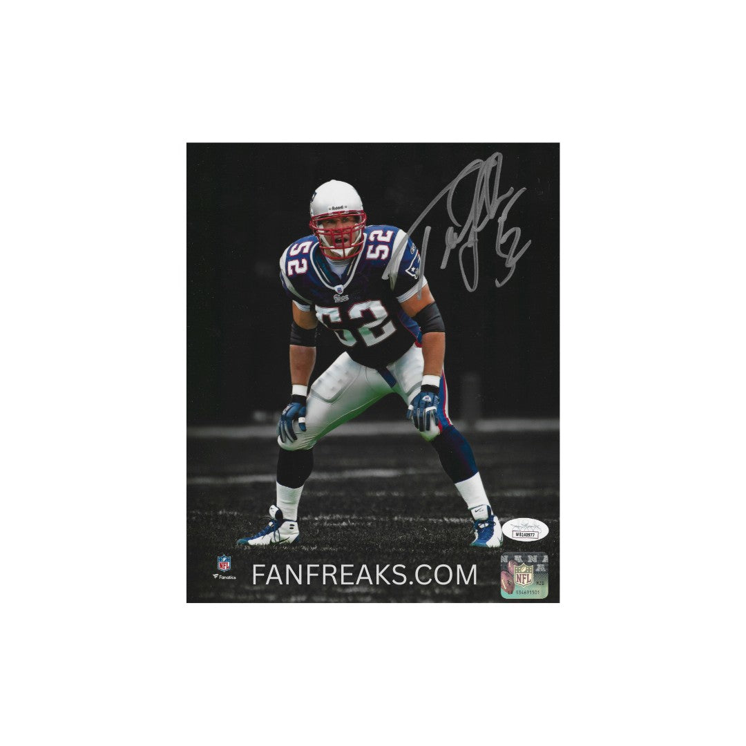 Ted Johnson New England Patriots Autographed 8x10 Photo Reprint - Fan Freaks