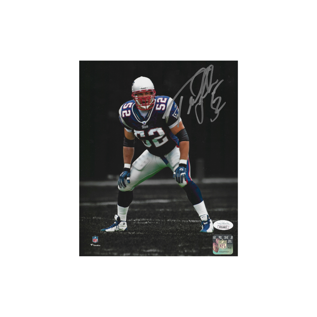 Ted Johnson New England Patriots Autographed 8x10 Photo coa - Fan Freaks