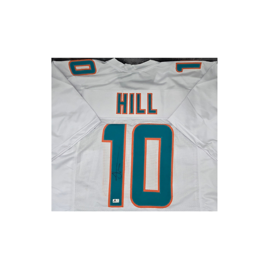 Tyreek Hill Miami Dolphins Autographed Custom Football Jersey coa - Fan Freaks