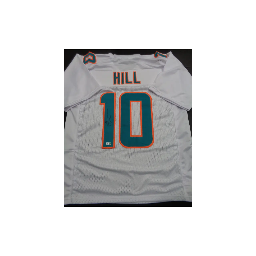 Tyreek Hill Miami Dolphins Autographed Custom Football Jersey coa - Fan Freaks