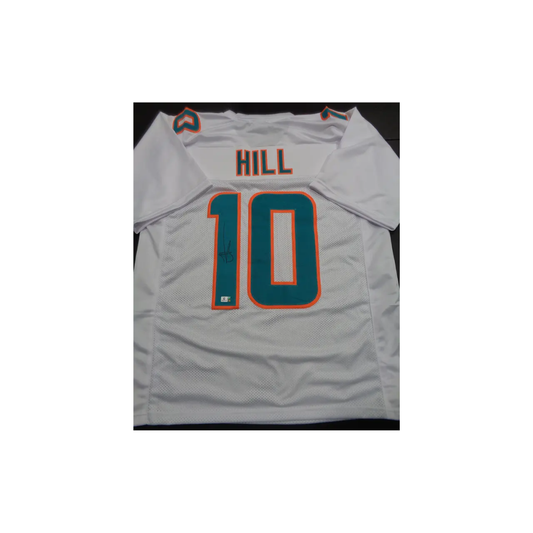 Tyreek Hill Miami Dolphins Autographed Custom Football Jersey coa - Fan Freaks