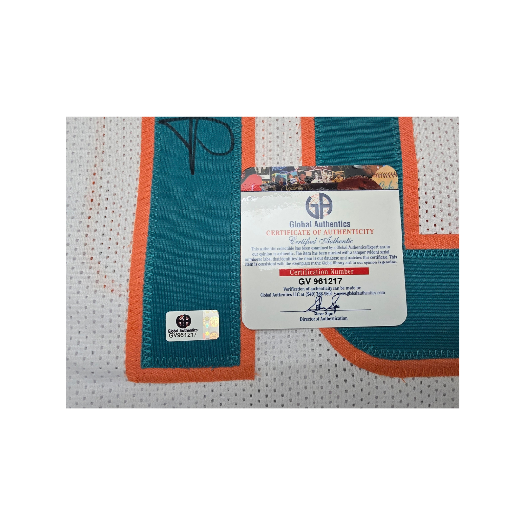 Tyreek Hill Miami Dolphins Autographed Custom Football Jersey coa - Fan Freaks