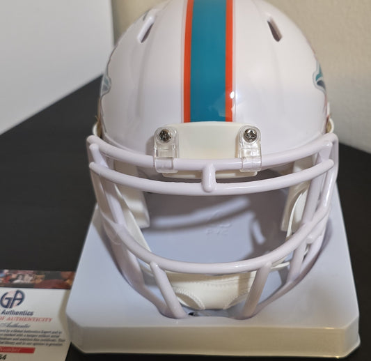 Tyreek Hill Miami Dolphins Autographed Riddell Mini Helmet With COA - Fan Freaks