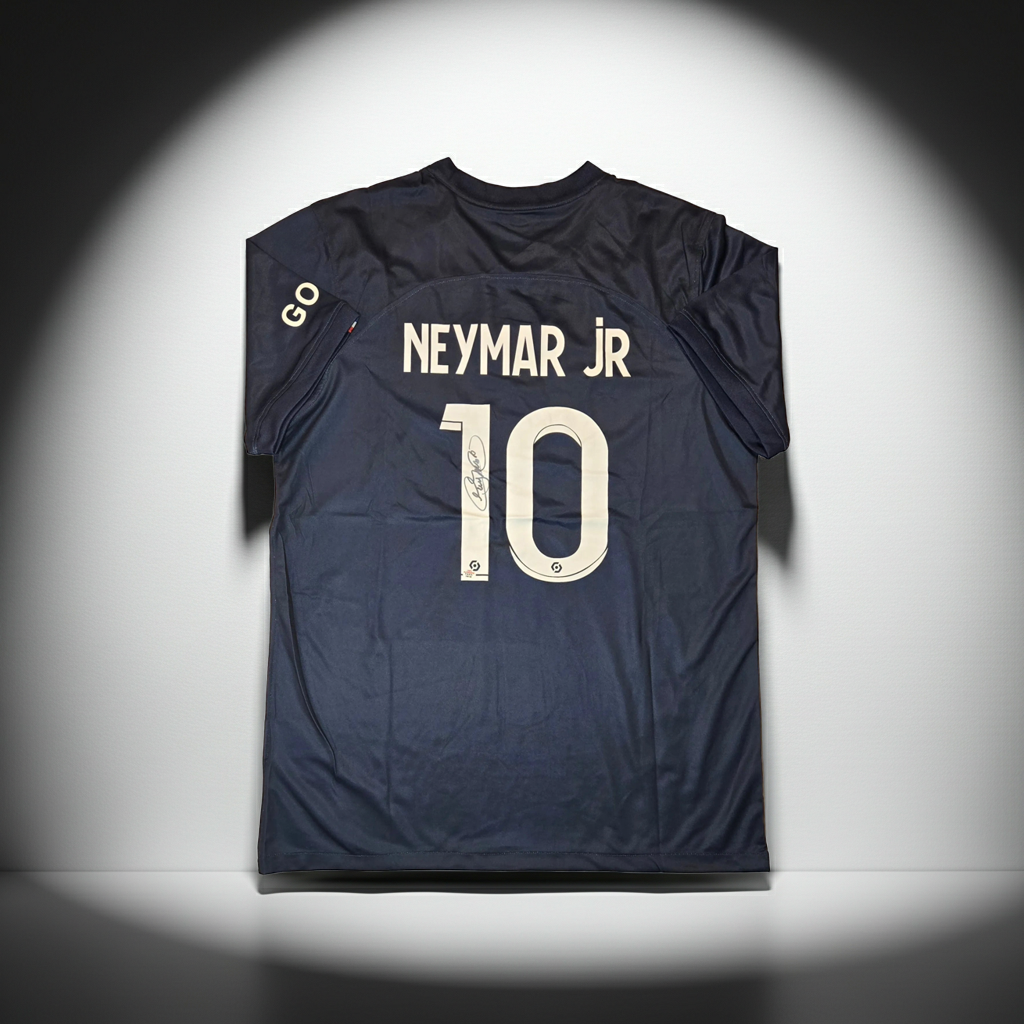 Neymar Jr. Paris Saint-Germain autographed soccer jersey with COA