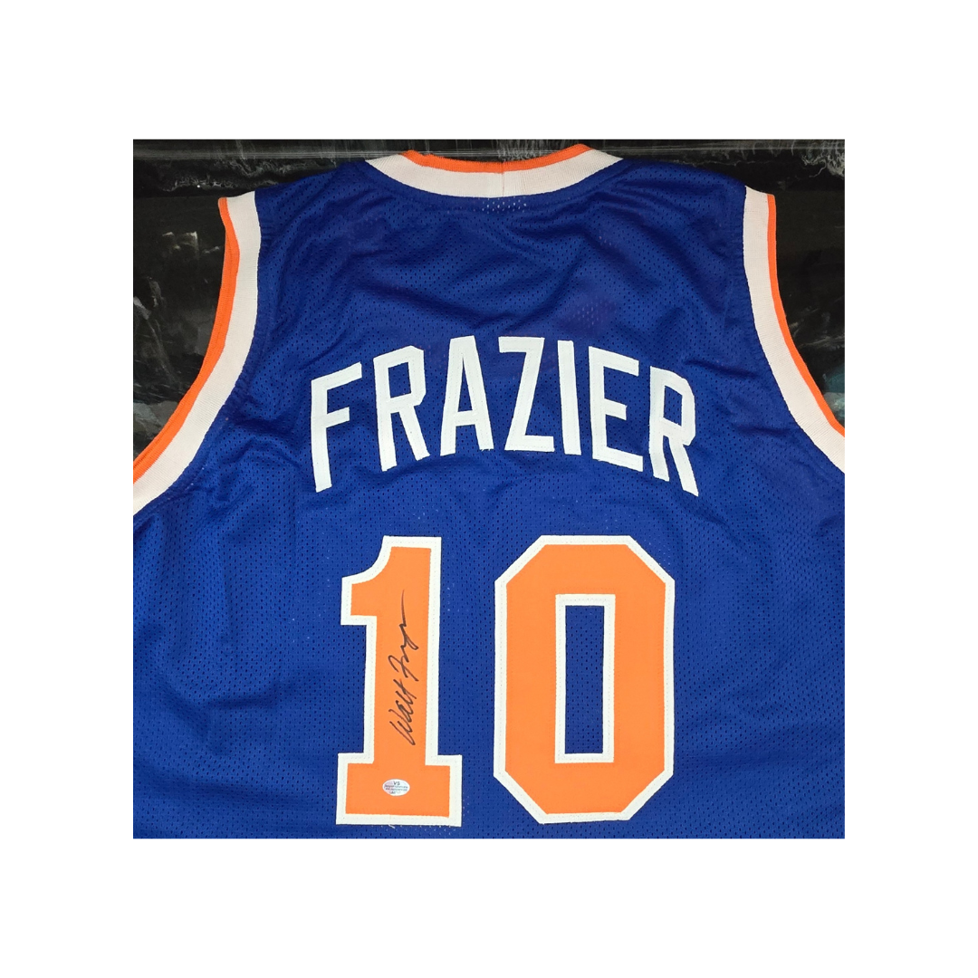 WALT FRAZIER SIGNED NEW YORK JERSEY WITH COA - Fan Freaks