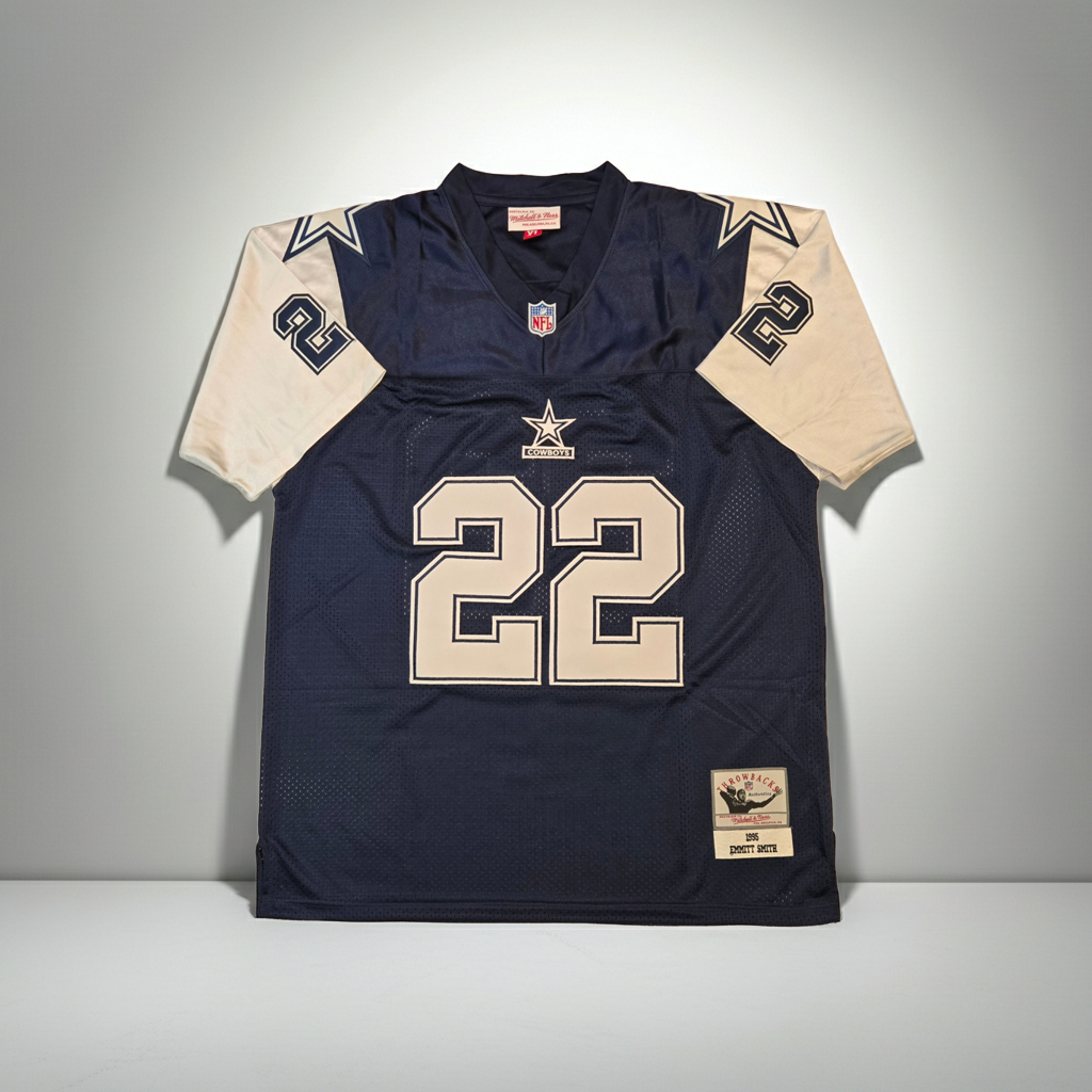 Emmitt Smith signed Dallas Cowboys football jersey, alternate product view