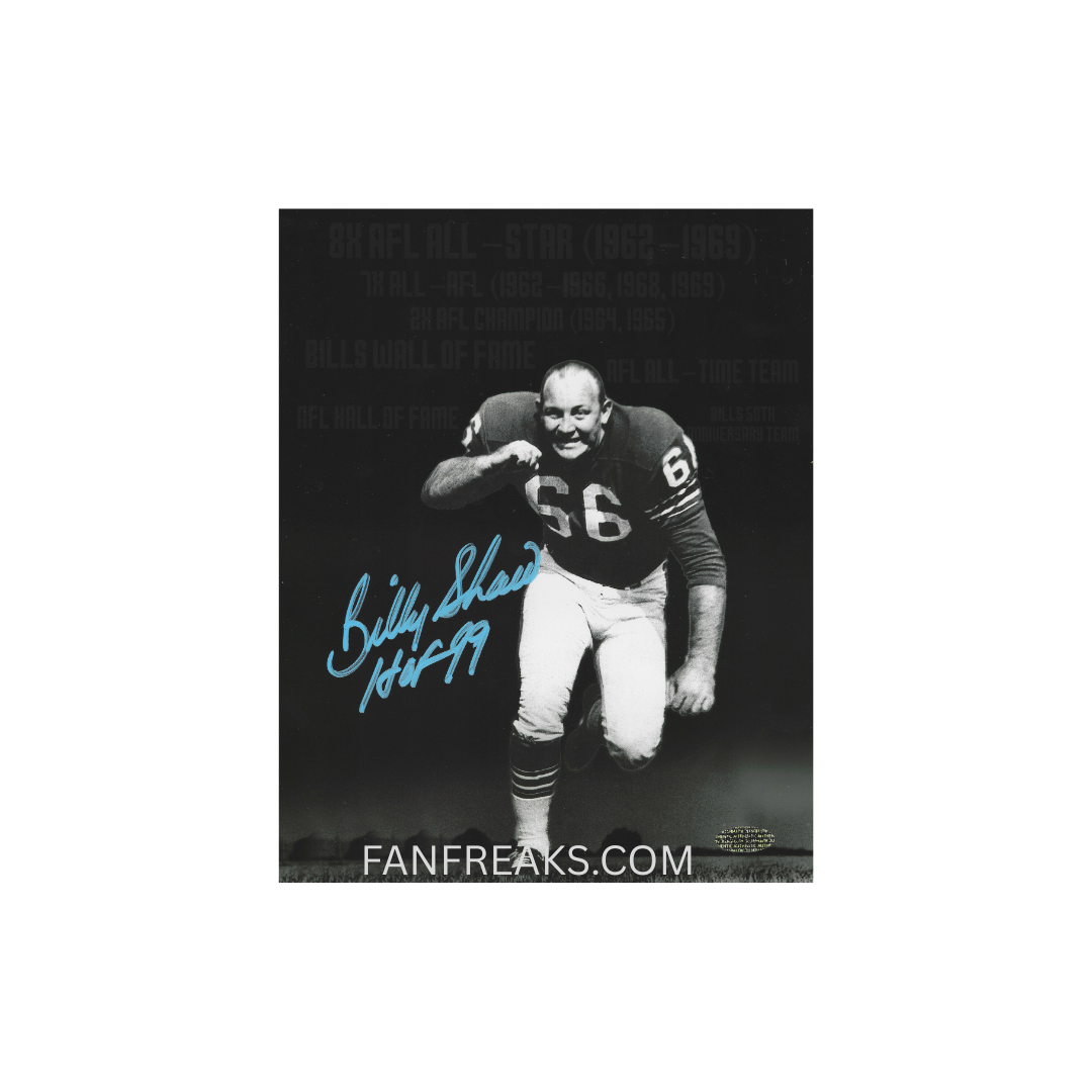 Billy Shaw signed Buffalo Bills 8x10 football photograph, additional product image