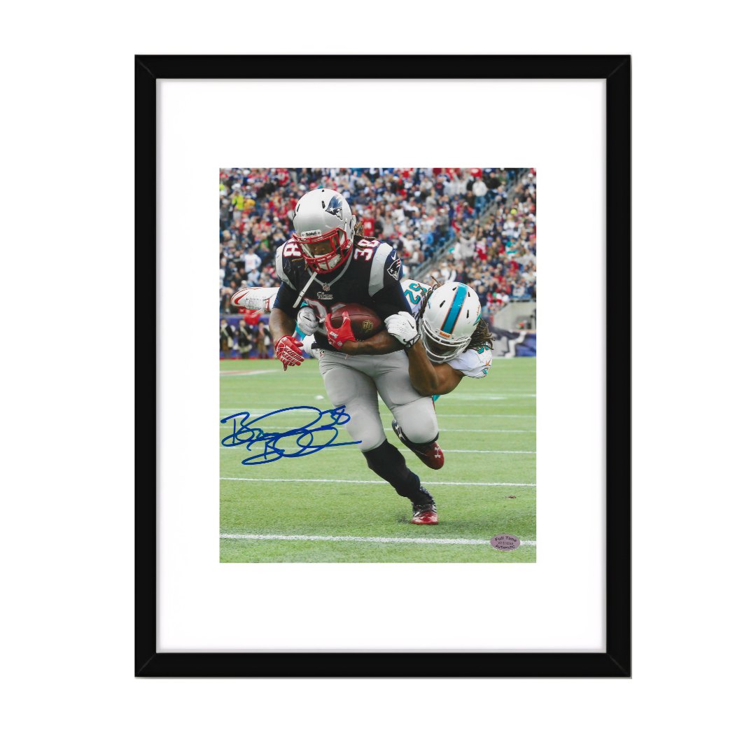 Autographed Brandon Bolden New England Patriots 8x10 Art Print Photo
