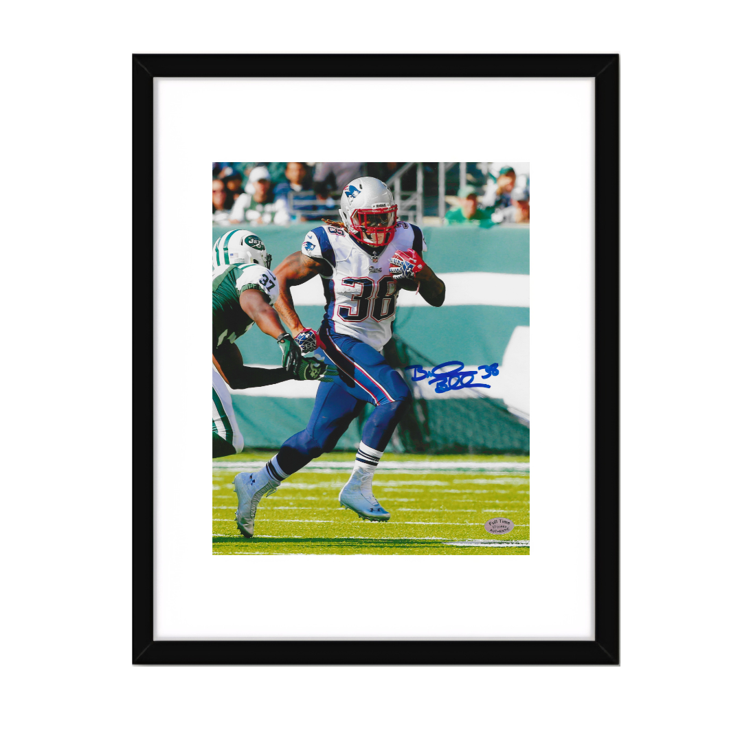 Brandon Bolden New England Patriots Autographed 8x10 Photo Art Print
