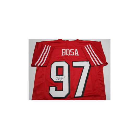 Nick Bosa San Francisco 49ers autographed football jersey PAAS COA